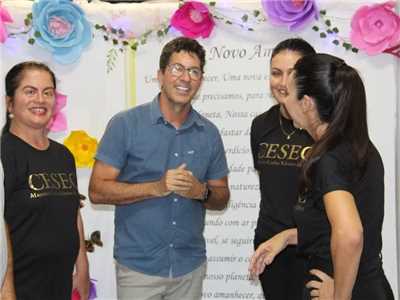 Prefeito participa de evento no Cesec  Maestro Carlos Ribeiro